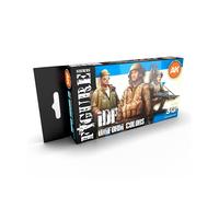AK Interactive - IDF Uniform Colors - 3a generazione - Set di vernici acrilic...