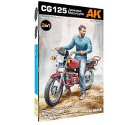 AK Interactive Kit modello in plastica Moto CG125 giapponese 1:35