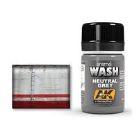 AK Interactive - Neutral Grey for White/Black Wash - (AK00677)