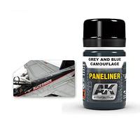 Ak interactive - paneliner for grey and blue camouflage