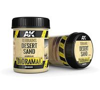 AK INTERACTIVE : Pasta Terrains Effetto Sabbia Di Deserto - 250ml (Acrilico)