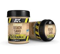 AK INTERACTIVE : Pasta Terrains Effetto Sabbia Di Spiaggia - 250ml (Acrilico)