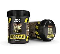 AK INTERACTIVE : Pasta Terrains Effetto Terra Scura - 250ml (Acrilico)