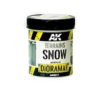 AK INTERACTIVE : Pasta Terrains Effetto Terreno Innevato - 250ml (Acrilico)