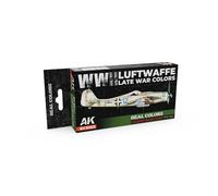 AK Interactive RCS103 - WWII Aviazione Militare Tardi War Colori Set - Nuovo