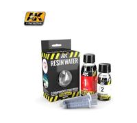 AK INTERACTIVE : Resina Epossidica Bicomponente Per Effetto Acqua - 180ml (Enamel)