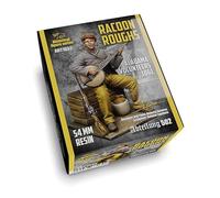 AK Interactive Resins Historica 1861 Statuetta in miniatura Racoon Roughs, 54 mm