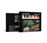 AK Interactive Set di colori in pelle e legno