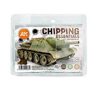 AK INTERACTIVE : Set di Pittura per Invecchiamento con La Tecnica Chipping