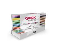 AK Interactive - SPECIAL BOX QUICK MARKERS (34 unità), AKMQ150