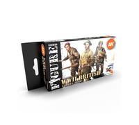 AK Interactive - WWII British Uniform Colors - 3a generazione - Vernice acril...