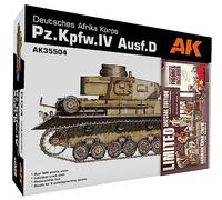 AK Models - 1/35 DUTSCHES AFRIKA KORPS PZ.KPFW.IV AUSF.D 5 FIG. German