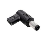 AK-ND-C08 USB C-Femmina, DC 7,4/5,0 Connettore maschio: Adattatore nero AKYGA