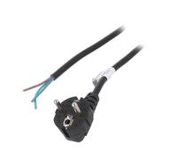 AK-OT-01C Cavo CEE 7/7 (E/F) spina angolataCavo PVC 15m AKYGA