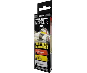 AK REAL COLORS MARKER SET RCM106 TACTICAL MARKINGS (3pcs)