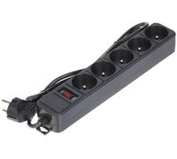 PROTEZIONE DA SOVRATENSIONE AKYGA AK-SP-05A, 1,8 m, 5 prese, interruttore, CE