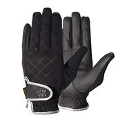 AK Warm Cozy Horse Riding Gloves Windproof Fabric & For Daily Dressing AKRS-7014 (2XS, Black)