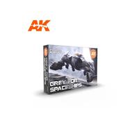 AK11.614 | AK Interactive 3° Gen Set: Grey for Spaceship Set | 6x17ml