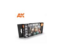 AK Interactive AK11621 Flesh and Skin Colors Set (The Original Selection) 6x17ml