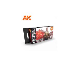 AK11.635 AK 3° Gen Set Figures: WWII Soviet Uniforms | 6x 17ml
