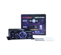 AK170 12V. Ricevitore audio digitale dell'amplificatore di potenza audio Amp. Dual Channel 2. 0W + 20W. Controllo del volume Treble Bass for auto a casa UTILIZZO