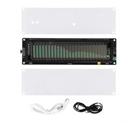 AK2515 - Analizzatore di spettro audio, display VFD, misuratore di livello sonoro VU Meter con ingresso MIC ed effetti di visualizzazione regolabili, tra cui luminosità e tempo di picco (JVFD2517