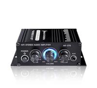 AK270 400W 12V. Amplificatore di potenza HIFI Amplificatore stereo BASSO Audio Amp Lettore musicale Auto Speaker Class D Car Home Sound Power Amp(12V adapter for home)