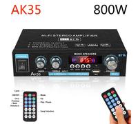 AK35 800W amplificatore Audio digitale 2 canali Bluetooth 5.0 HiFi FM Auto Music Subwoofer altoparlante Stereo Home Car Power Amplifier