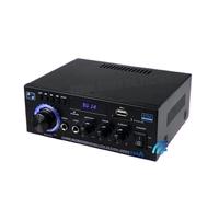 AK45/AK35 800W Amplificatore di potenza domestico 2 canali Bluetooth 5.0 Mini Hifi audio stereo digitale Supporto FM USB SD Ingresso microfono(AK35)