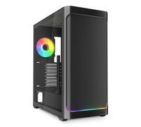 AK4WRGBSTRIPBLACK ATX 2X U3, 1X TYPE-C, 4X 120 ARGB