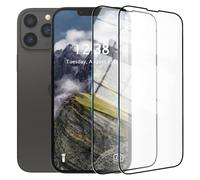 AKABEILA Compatibile con Huawei Pura 80 Pro, confezione da 2 pellicole protettive in vetro temperato HD, durezza 9H, facile installazione, anti-impronte, senza bolle, nero e 2