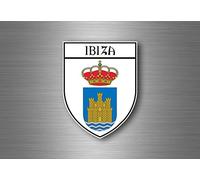 Akacha Sticker Adesivi Adesivo Stemma Etichetta Bandiera Auto Spagna Ibiza