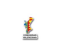 Akachafactory Sticker Adesivi Adesivo Bandiera Spagna comunita valenciana