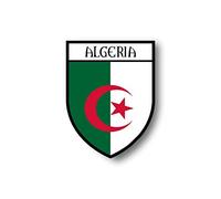Akachafactory Sticker Adesivi Adesivo Stemma Citta Bandiera Auto Moto Algeria