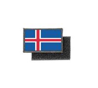 Akachafactory Toppe Toppa Patch Bandiera stampado Applique banderina Islanda