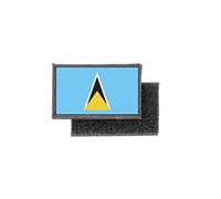 Akachafactory Toppe Toppa Patch Bandiera stampado Applique banderina Saint st Lucia