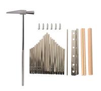 Akaddy 21 Key Kalimba Bridge Tuning Hammer Kit Accessori Pollice Piano Parti di Ricambio Strumento Musicale Regalo per Bambini/Adulti/Principianti (B)