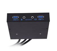 akaddy 8,9?cm 20?pin 2?porte USB 3.0?Hub + HD Audio PC floppy espansione pannello frontale connettore