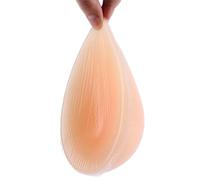 AKAFKKPYXSD Forme di Seno A Goccia in Silicone Tette Finte Artificiali Dopo La Mastectomia Cuscinetti Autoadesivi per L'ingrandimento per Cosplay Crossdresser(D Cup (500g/piece), Nude)