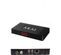 Akai Decoder Digitale Terrestre DVB-T2 Android TV Box USB LAN colore Nero - AKDVBTBOXSMAR