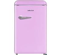Akai CLASS130K - Frigorifero monoporta, 130 litri, colore Rosa