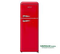 AKAI CLASS241KROSS FRIGORIFERO DOPPIA PORTA LINEA RETRO' 240LT CLASSE E ROSSO [EEK: E (EX CLASSE A++)]