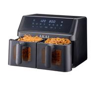 Akai Friggitrice Ad Aria 10 Litri Doppio Cestello Con Timer Termostato Regolabile E Griglia Potenza 2000w - AirFryer1001w