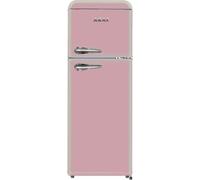 Frigorifero Doppia Porta Con Congelatore Retro' 244lt Classe F Rosa Vintage Libera Installazione Class280kpk