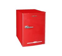 AKAI - Class90k 100l Frigorifero Da Tavolo Retrò Con Congelatore 83x48 - Rosso