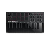 Akai MPK Mini MKIII Mini Tastiera Controller 25Tasti MIDI USB 8 Drum Pad, Black