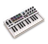 Akai Professional MPK Mini IV Tastiera USB-C MIDI 25 Tasti, Bianco