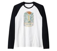 Akaka Falls State Park Camicia Torreggiante Cascata Tropical Sun Maglia con Maniche Raglan