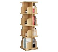 AKALNNB Affidabile libreria multi-strato rotante a 360° libreria verticale per casa ufficio arredamento libreria facile da montare scaffale libreria sicura e stabile