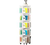 AKALNNB Libreria girevole a 360°, artiglio gatto per bambini, stimola l'interesse di lettura dei bambini e la capacità pratica, scaffale per CD e DVD